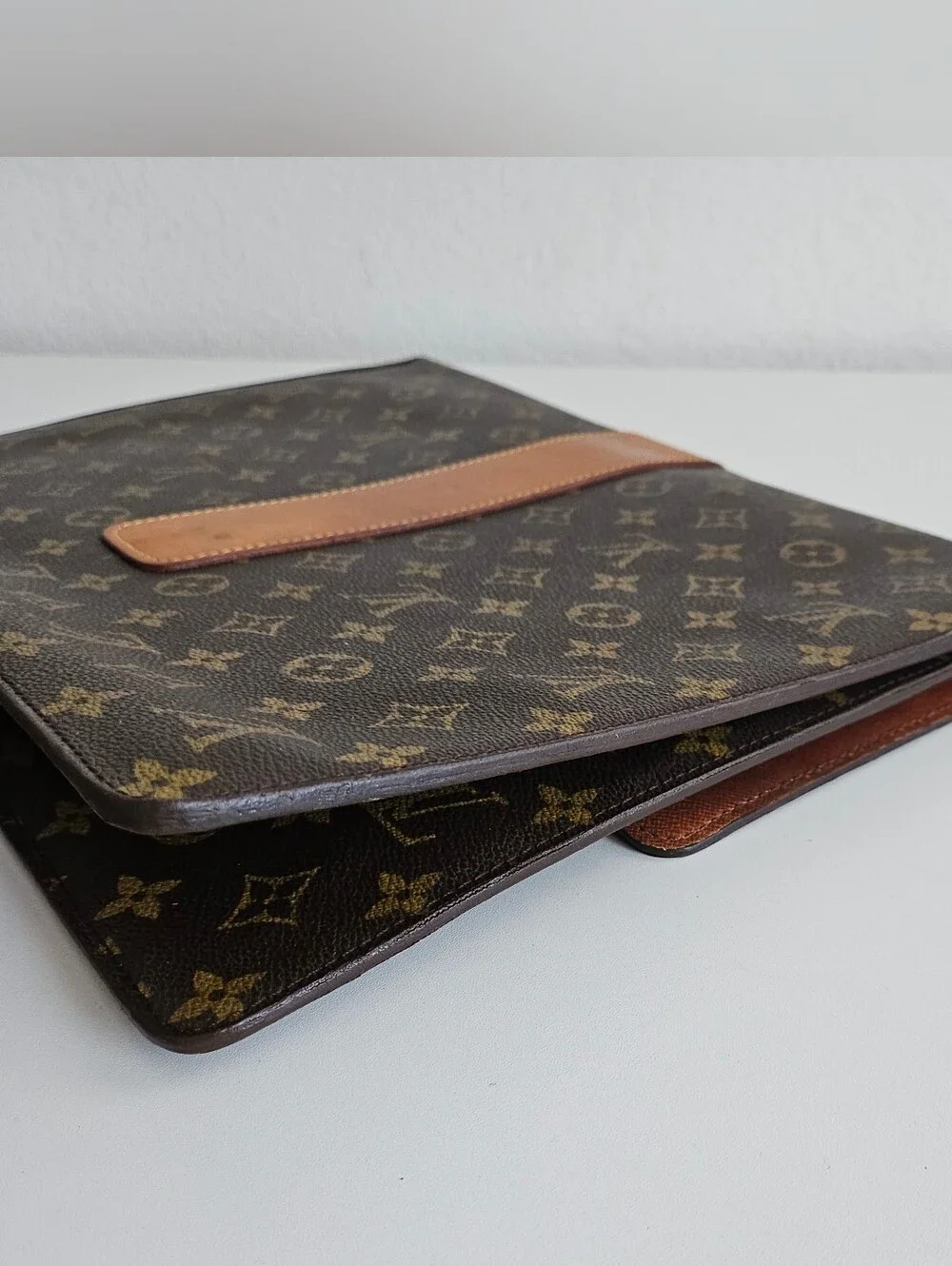 Louis Vuitton Vintage Monogram Lena Portfolio Clutch / Documents Laptop Bag